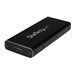 StarTech USB 3.1 (10 Gb/s) mSATA Enclosure - Portable Data Storage for mSATA and mSATA Mini - Aluminum - External Housing - mSATA, mSATA Mini - SATA 6Gb/s / mSATA - USB 3.1 Gen 2 - Black, Silver