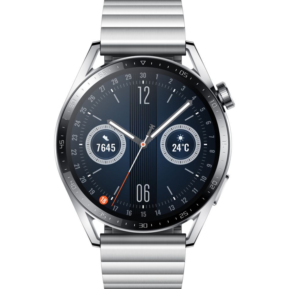 Huawei Watch GT 3 Edition Élite Montres Connectées 46 mm - Acier Inoxydable / Argent