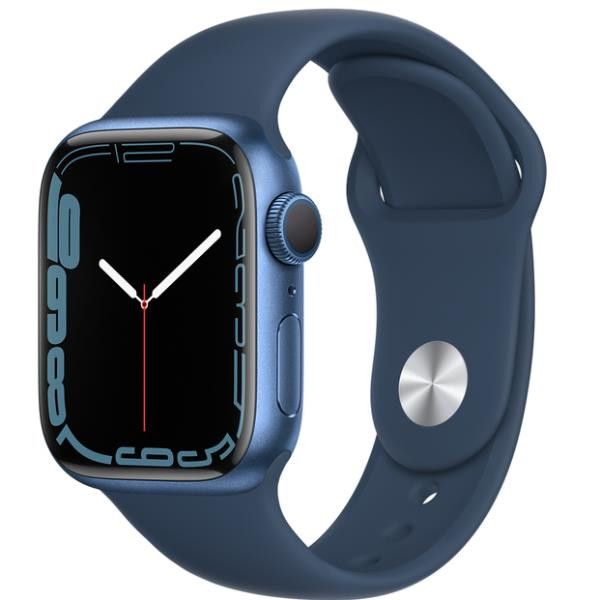 Apple Watch Series 7 (GPS) - 45mm - Blue Aluminium - Sport Band