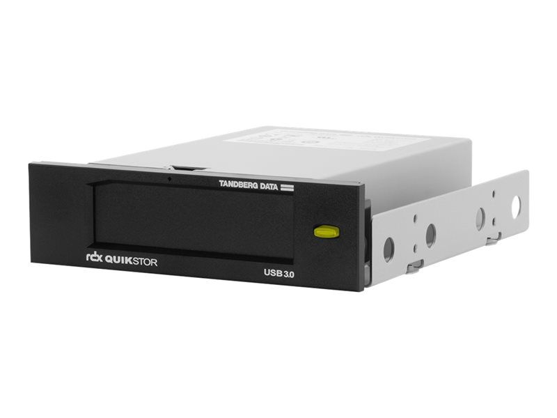 Overland-Tandberg RDX QuikStor Internal Disk Drive - RDX Cartridge - SuperSpeed USB 3.0 - 5.25" - Black