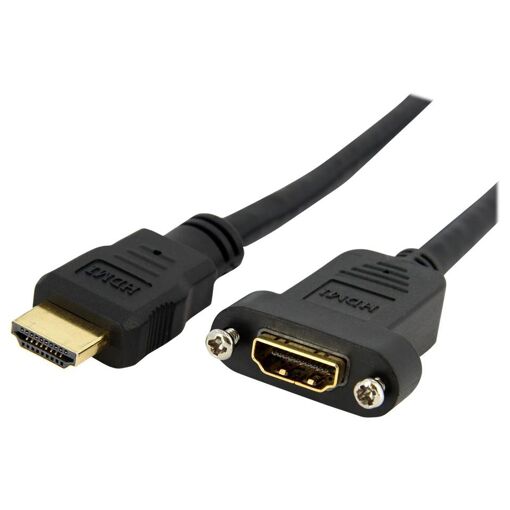 Cable HDMI StarTech de 91 cm - M/F - Negro - Para varios modelos