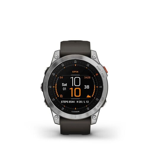 Garmin Epix Gen 2 Steel - Sports Watch with Silicone Strap