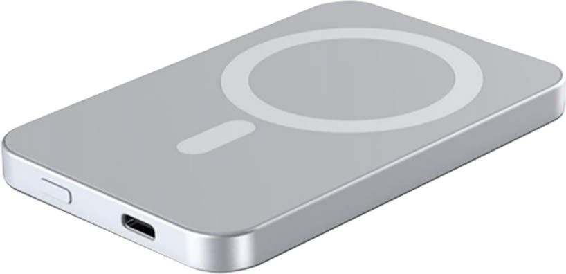 Bigben Powerbank 5000mAh Inductive Wireless Charging - Grey and White