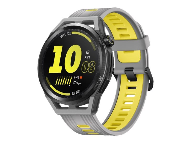 Huawei Watch GT Runner - 46mm - Grey - Sport Watch with Strap - Wrist Size: 140-210mm - 1.43" Display - 4GB - Bluetooth, NFC - 38.5g