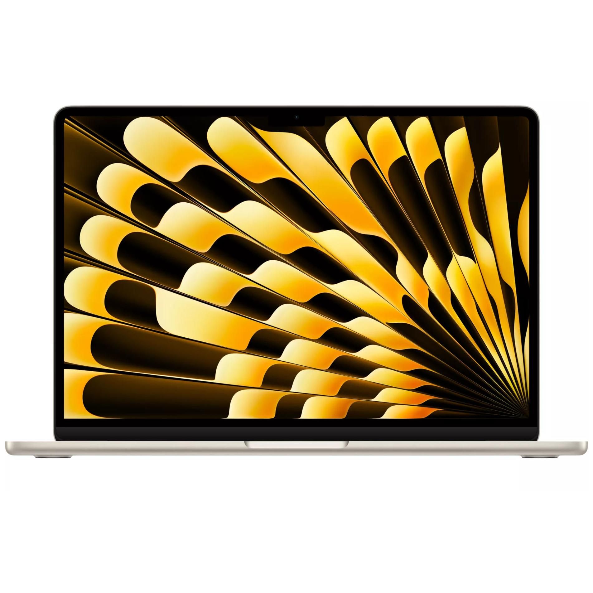 Apple MacBook Air (M3, 2024) - 13.6-inch, 8GB RAM, 256GB SSD, Beige AZERTY Keyboard