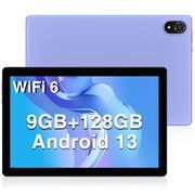 DOOGEE U10 10.1-inch Tablet - 4GB + 5GB Expandable RAM, 128GB Storage, Widevine L1, 5060mAh Battery, Android 13, WiFi6, Violet