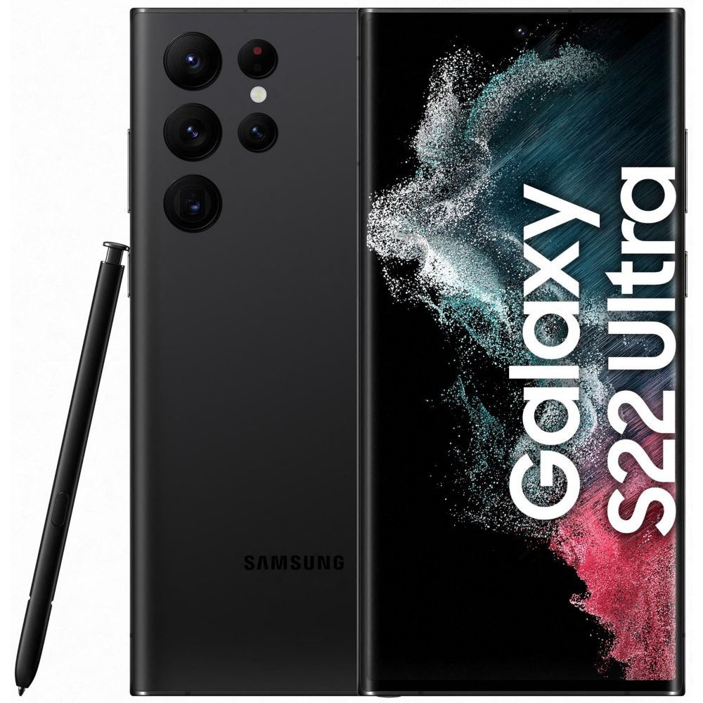 Samsung Galaxy S22 Ultra 256 Go, Noir Fantôme