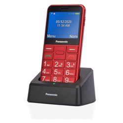Panasonic Senior Cellphone (KX-TU155EXRN) - Red (2G, GPS, 1.77" Display)
