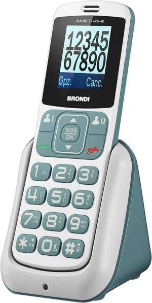 Brondi Home Cellular Phone (2G, GPRS, White)