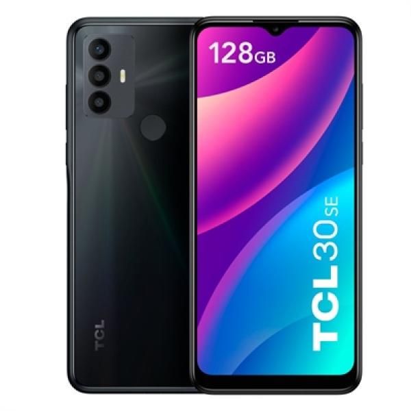 TCL 30SE - 6.52" HD+ Display, 4GB RAM, 128GB Storage, Double SIM, Android 12, 4G, USB Type-C, 5000mAh Battery, Grey