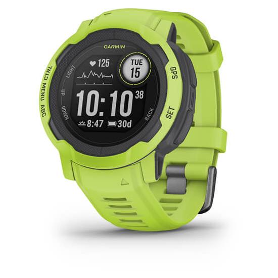 Garmin Instinct 2 - 45mm - Electric Gray - Sport Watch with Silicone Band - Wrist Size: 135-230mm - Monochrome - 32MB - Bluetooth, ANT+ - 52g