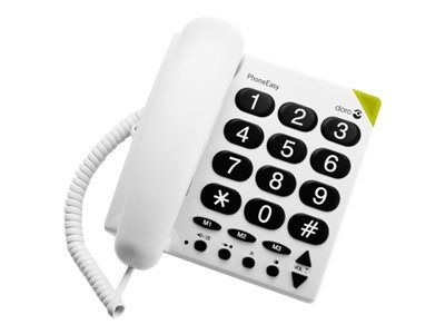 Doro PhoneEasy 311c - Teléfono fijo - Blanco