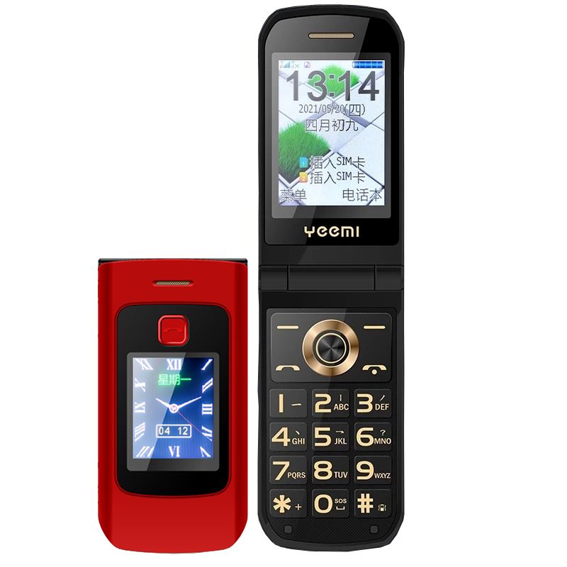 Téléphone portable YEEMI K21+ à clapet 4G avec caméra Bluetooth et lampe torche FM