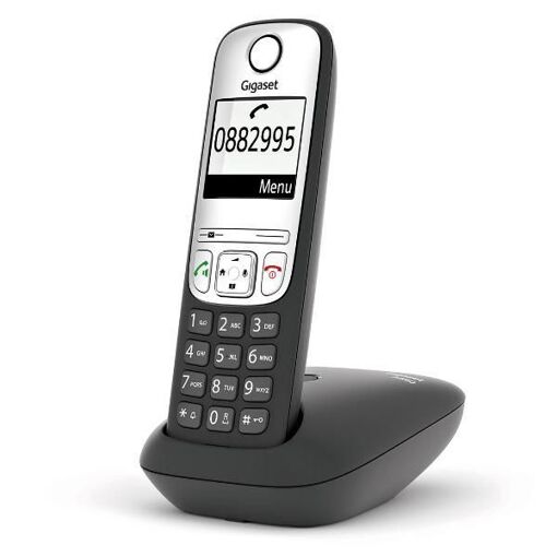 Téléphone analogique Gigaset A690 Noir/Argent