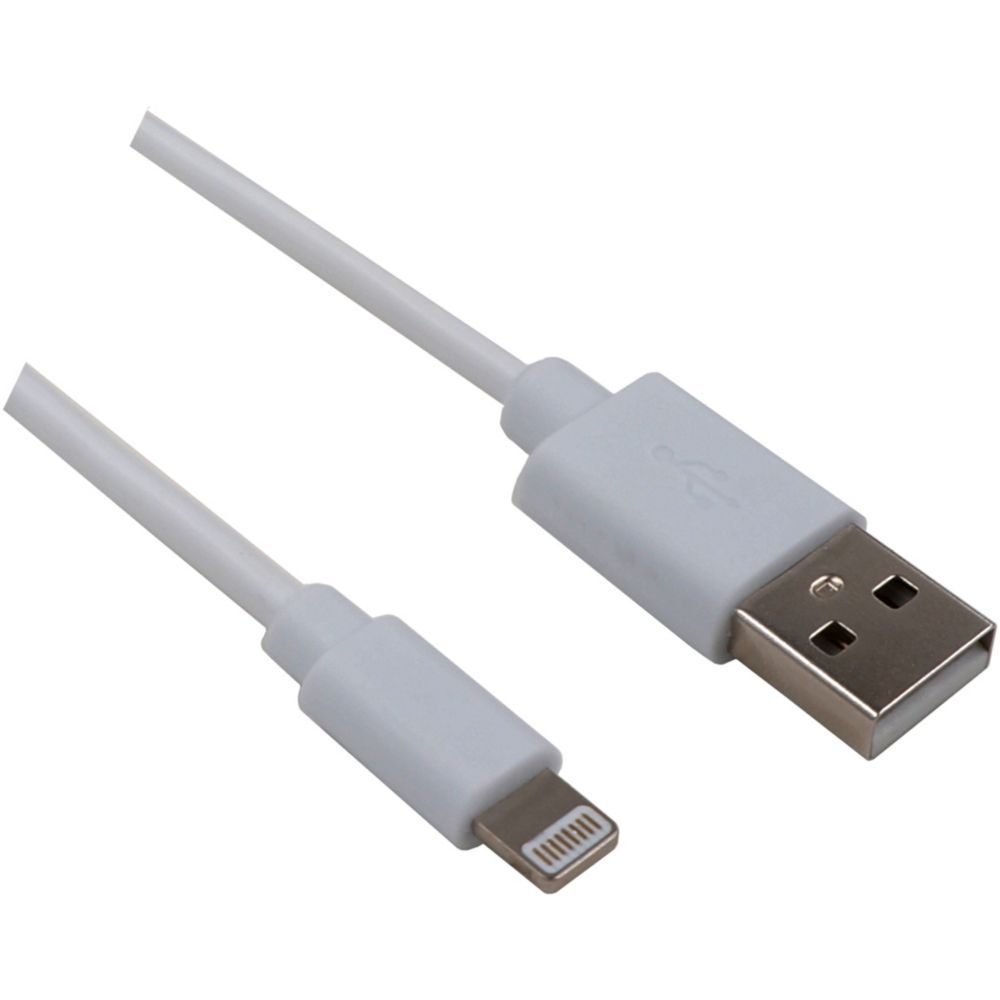 Cable Listo Lightning a Lightning de 90 cm - Blanco/Multicolor