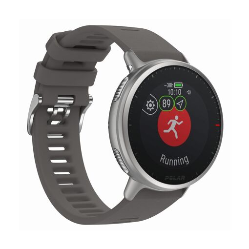 Polar Vantage V2 Sport Watch, Gray/Orange, Medium/Large