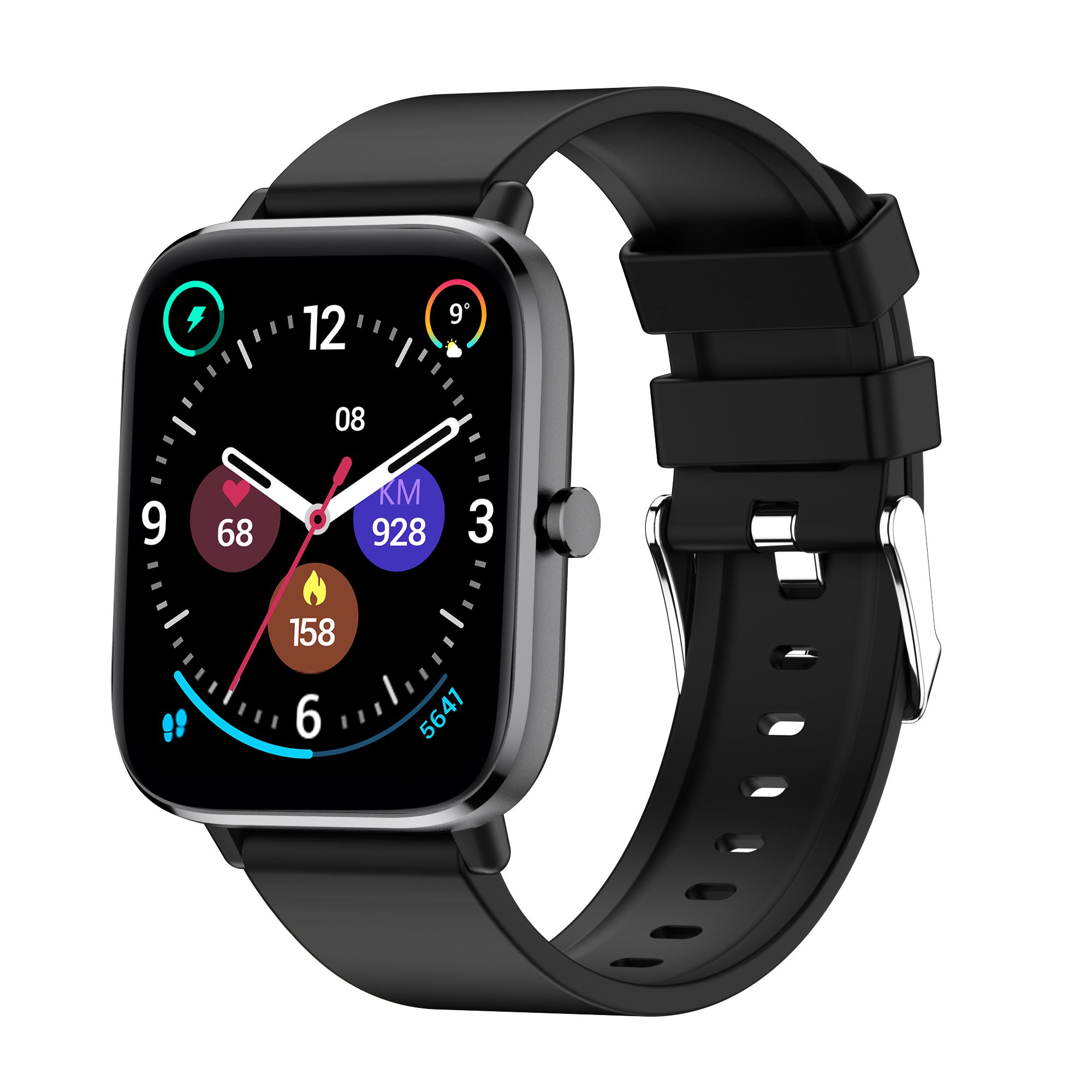 XWatch Pro Elite V3 Black - Smartwatch, Calls, Texts, Voice Assistant, Sports & Health
