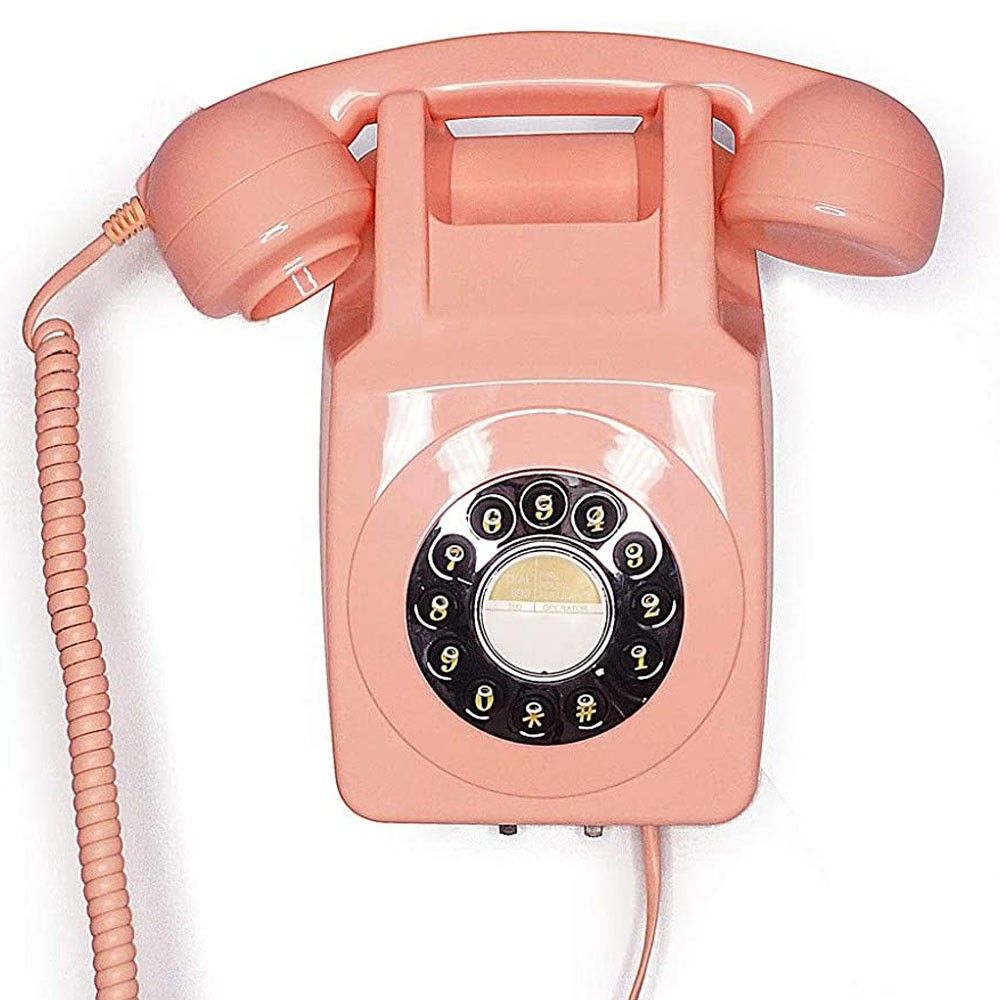 GPO Retro Wall Phone - Push-Button Retro Wallphone
