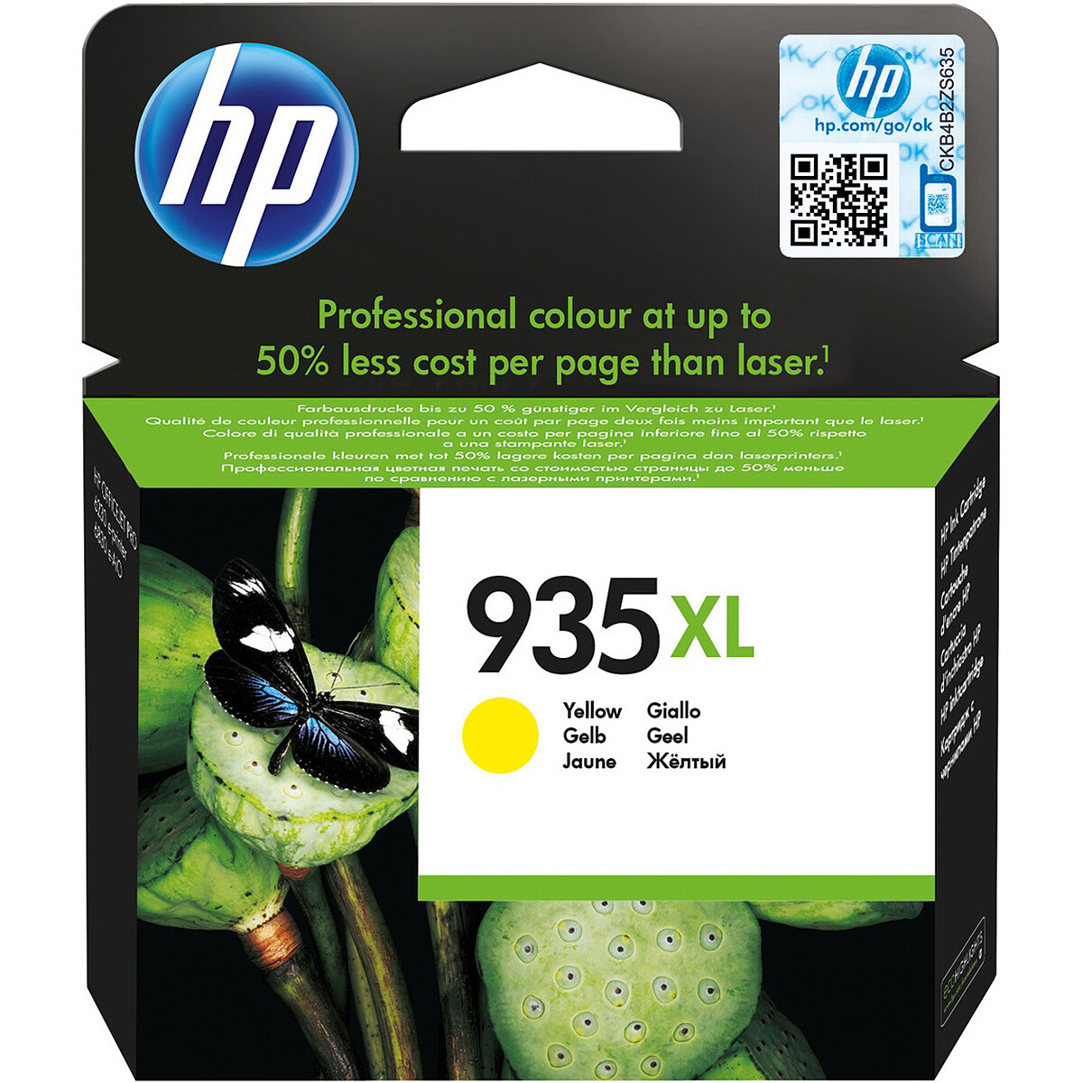 HP 935XL (C2P26AE) - Jaune