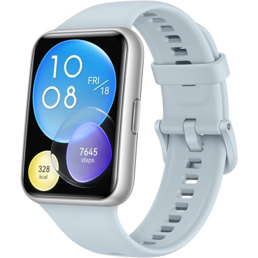 Huawei Watch Fit 2 Active Silicone Bracelet Smartwatch, Blue