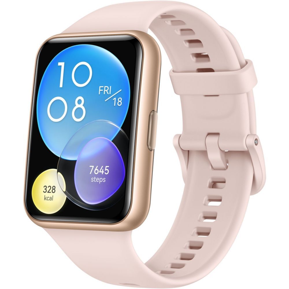 Huawei Watch Fit 2 Pulseras Inteligentes de Silicona, Oro Rosa