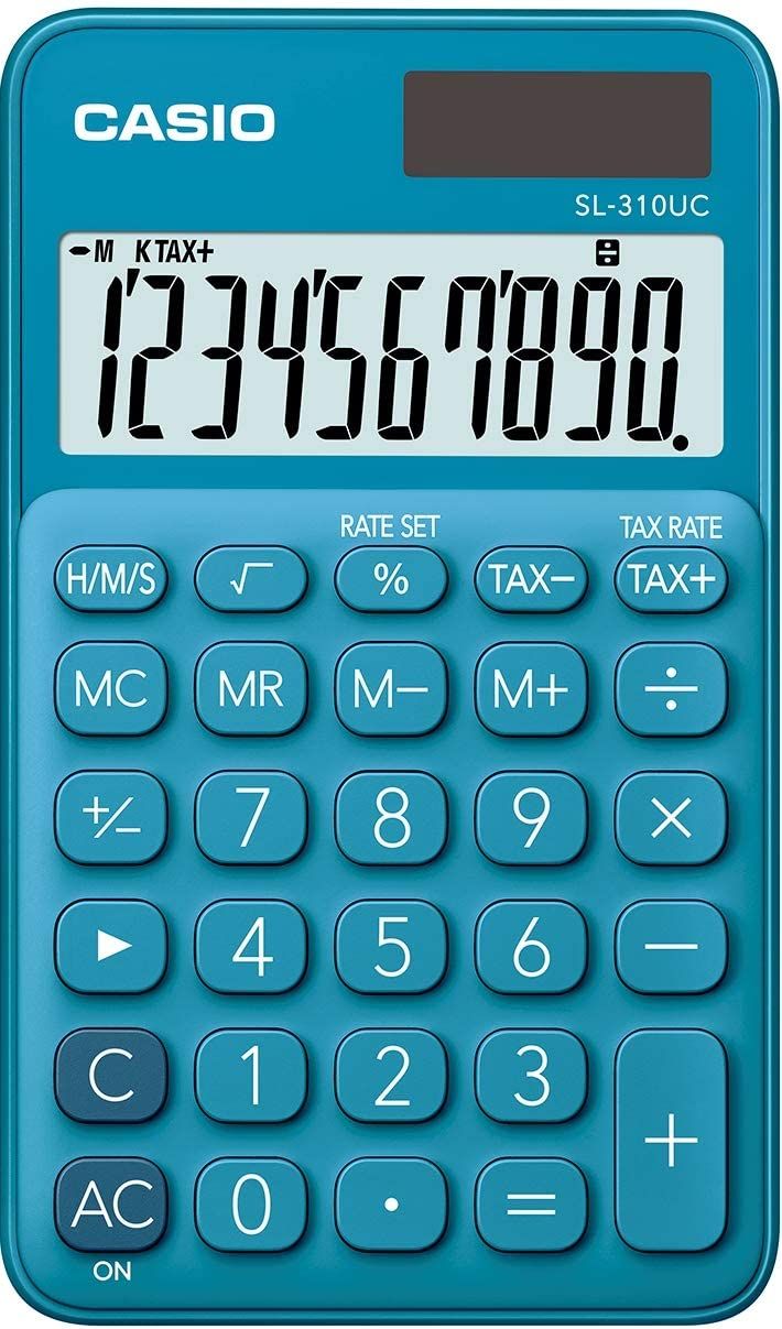 Casio SL-310UC Calculator, Blue