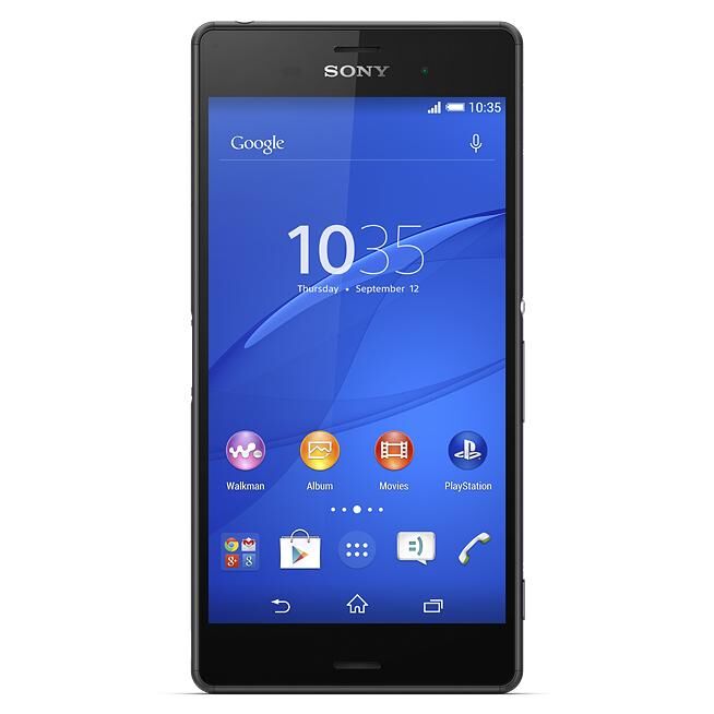 Sony Xperia Z3 - 5.2" Full HD Touchscreen, Android 4.4.4, 4G LTE, 3GB RAM, 16GB Storage, 3100mAh Battery, Micro-USB, Black