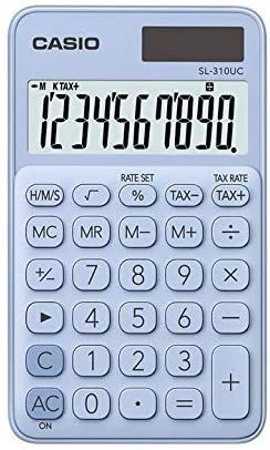 Casio SL-310UC-LB Sky Blue Calculator