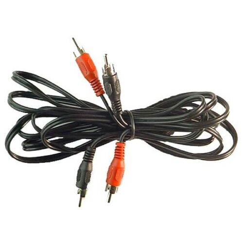 ADNAuto 2x RCA Cable, 2.5m Male to Male