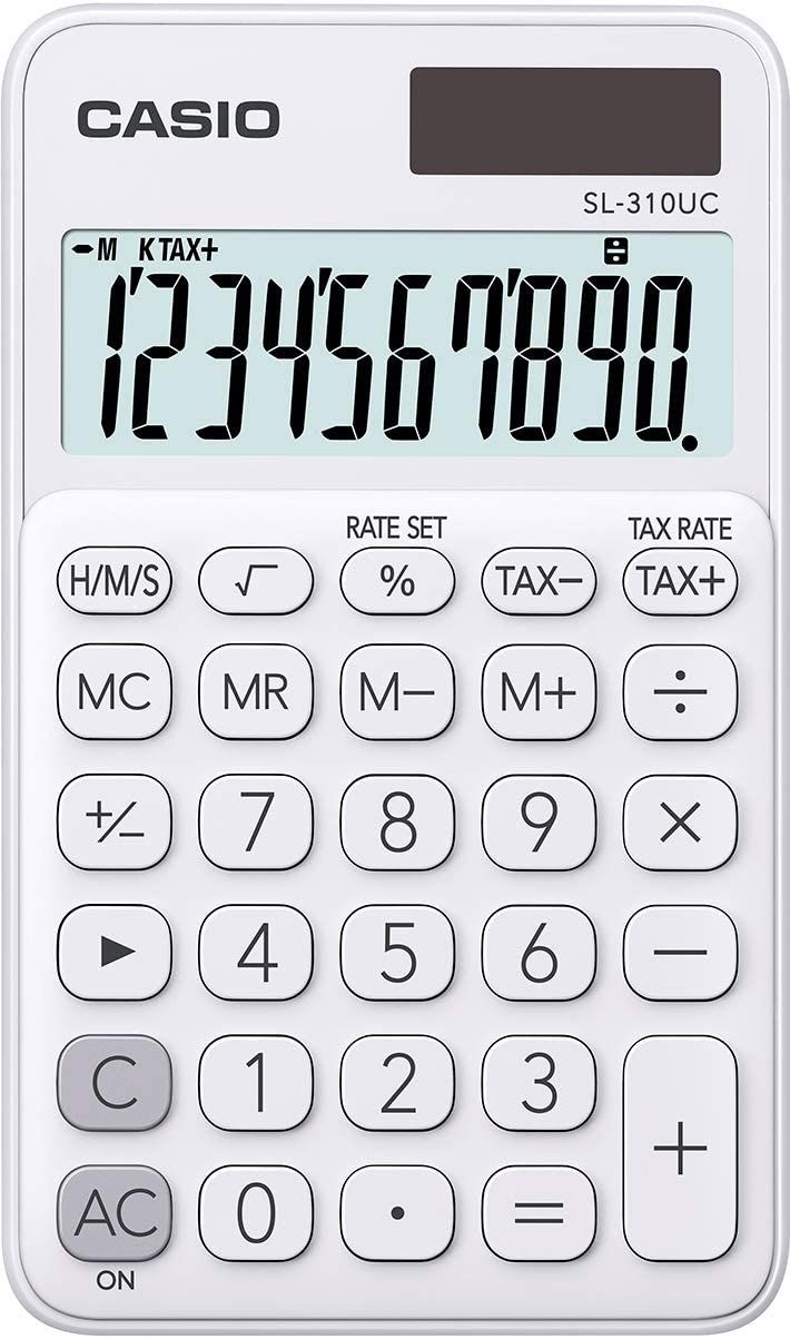 Casio SL-310UC-WE Calculator - White