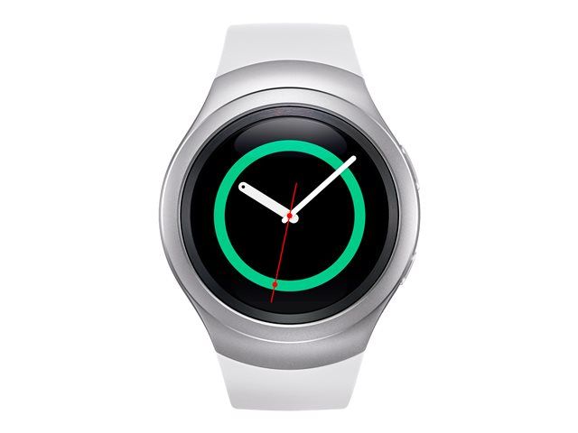 Samsung Gear S2 - 42mm Silver Smartwatch with Band - White - 1.2" Display - 4GB - Wi-Fi, NFC, Bluetooth