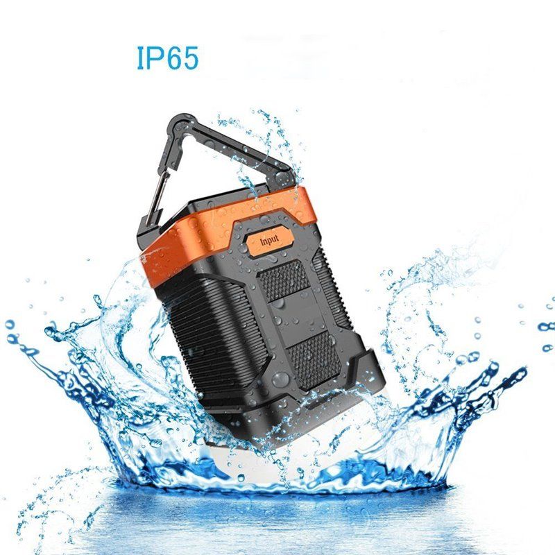 Lámpara de campamento a prueba de agua y batería externa portátil Abest 10000 Mah - Verde