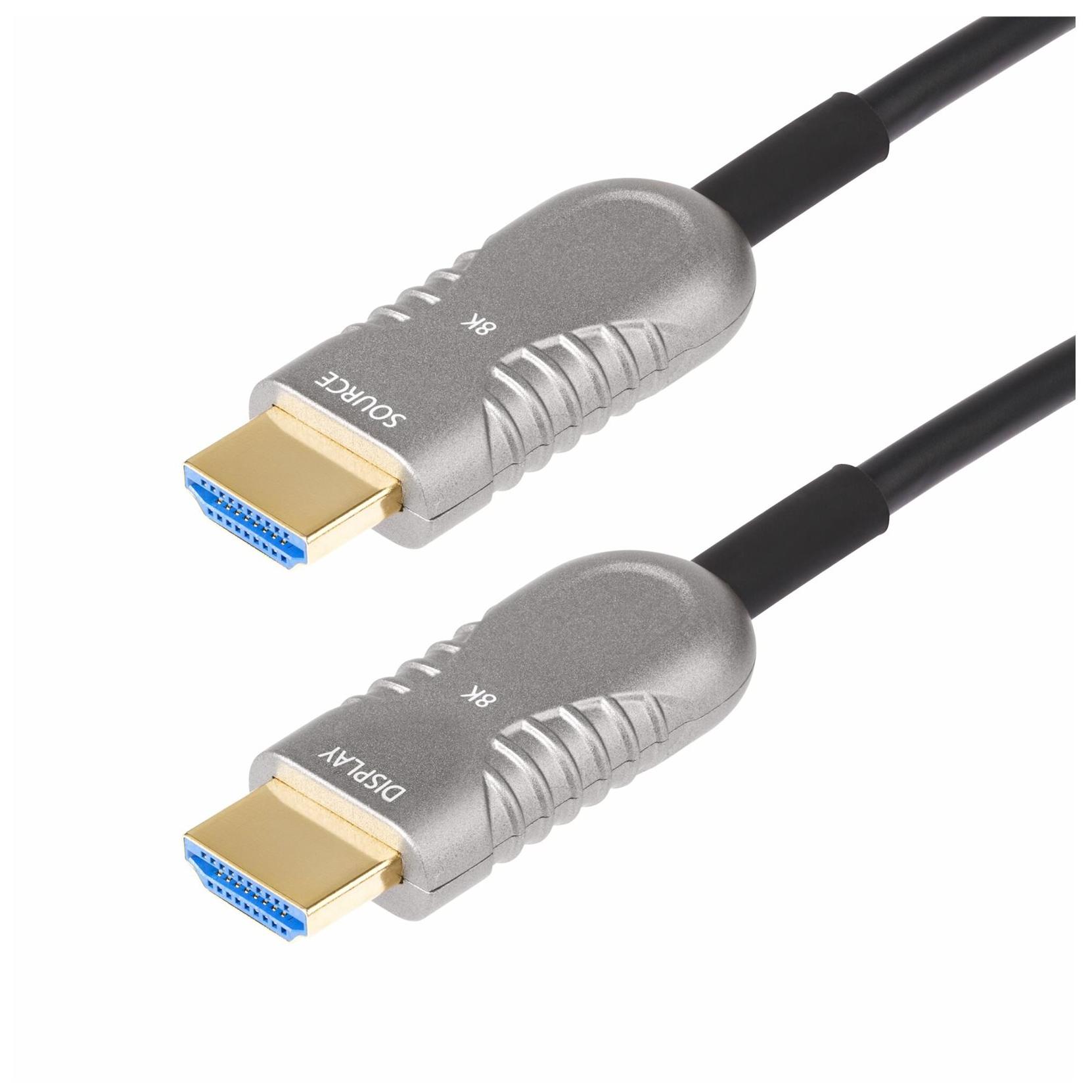 Cable óptico activo híbrido de StarTech de 30,4 m (HDMI 2.1) - Soporte para 8K60Hz y 4K120Hz