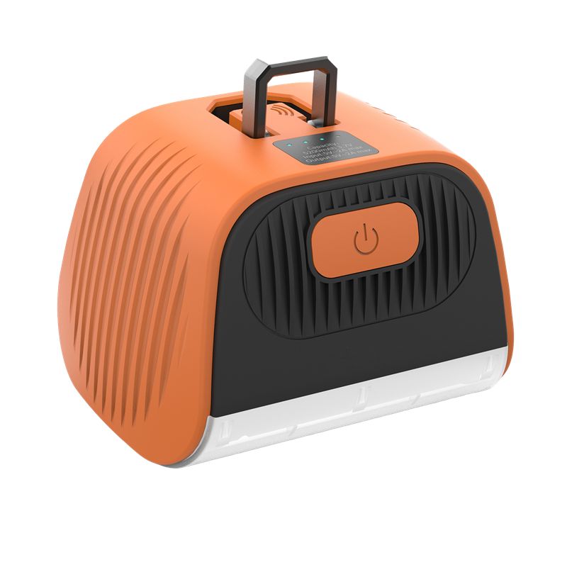 Linterna de acampada impermeable y banco de energía portátil Abest 4000 Mah - Naranja