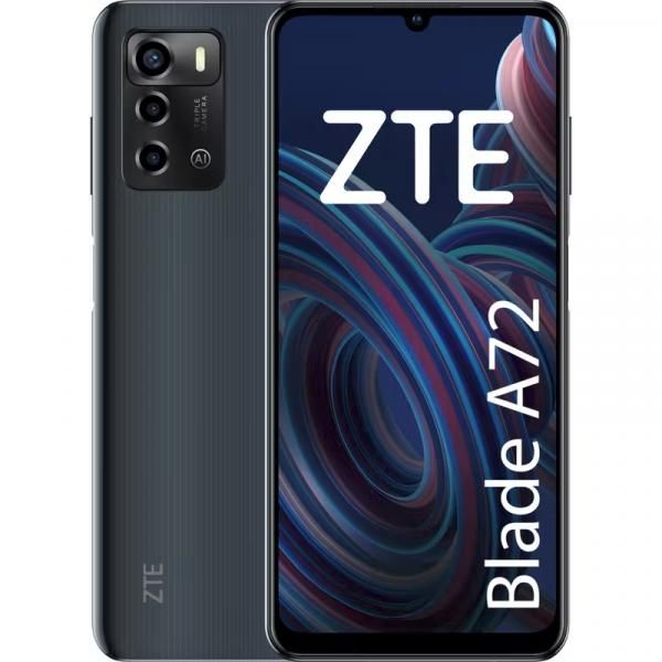 ZTE Blade A72 - 6.74" HD+ Display, 3GB RAM, 64GB Storage, Gray