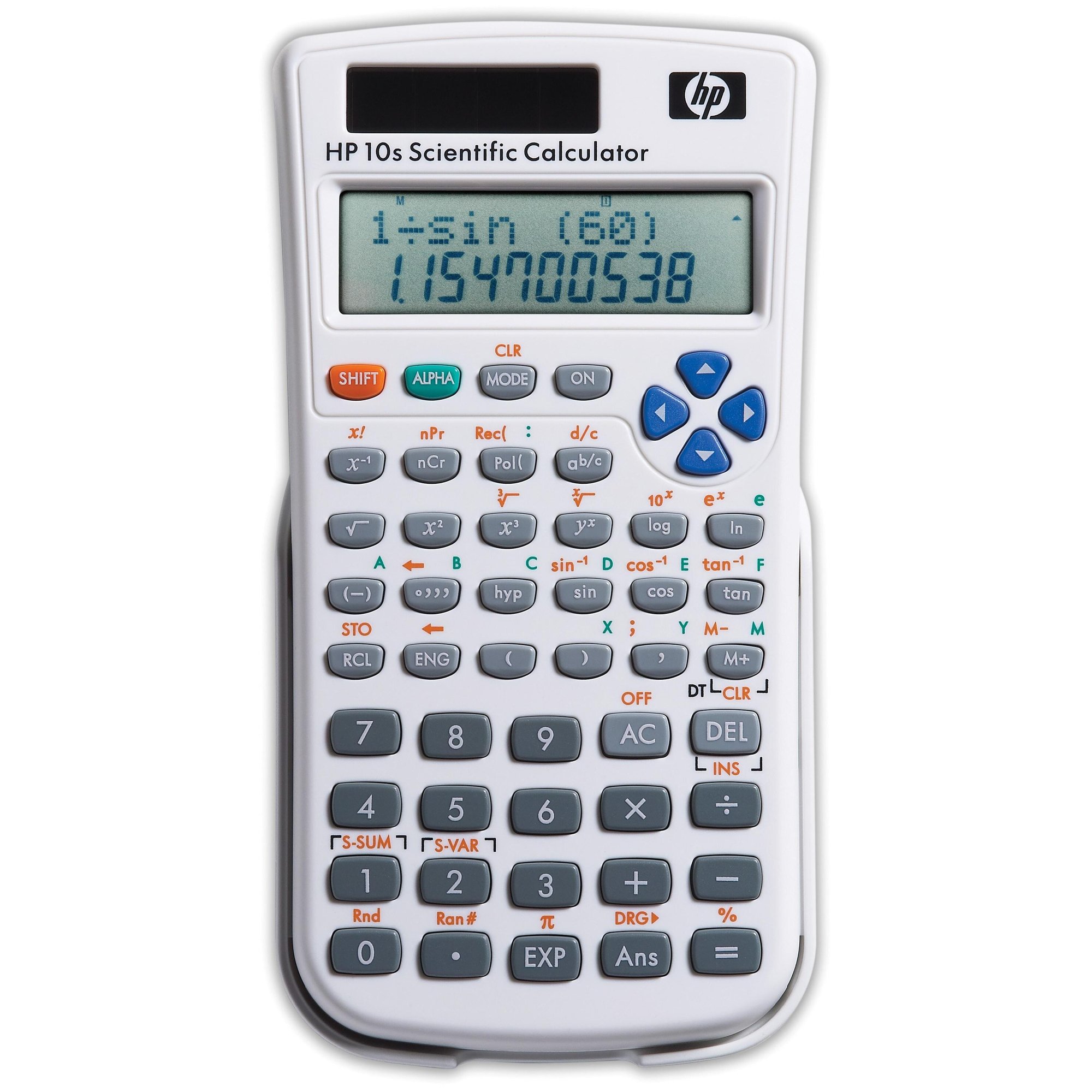 HP 10s Scientific Calculator - 10-Digit, 2-Exponent