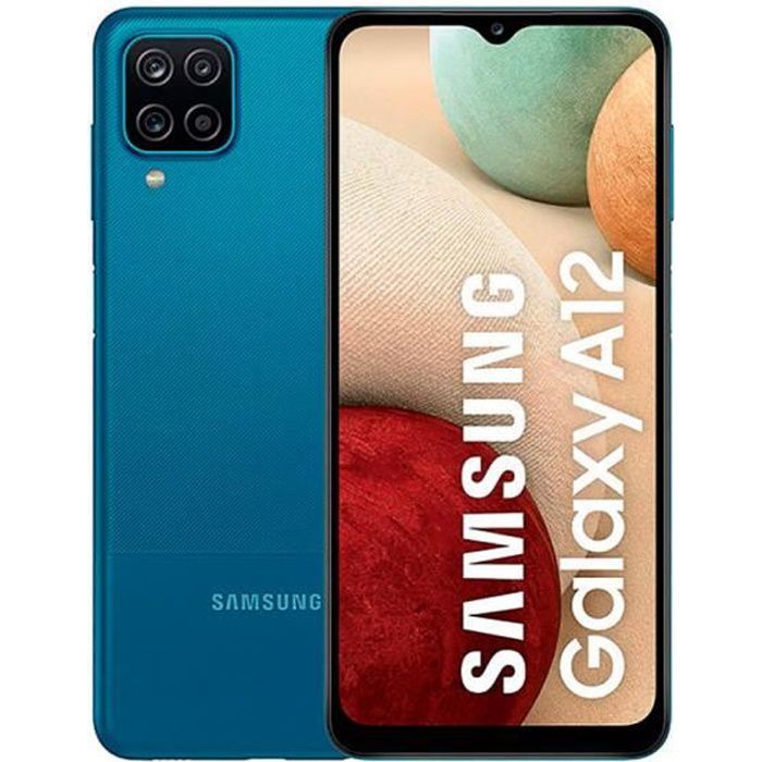 Samsung Galaxy A12 - 4GB/128GB - Blue - Dual SIM with NFC