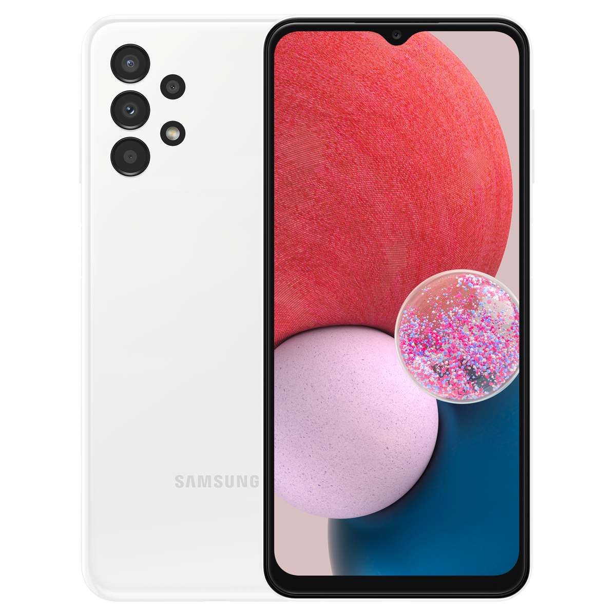 Samsung Galaxy A13 - 6.6" FHD+ Display, 50MP Quad Camera, 3GB RAM, 32GB Storage, 5000mAh Battery, White