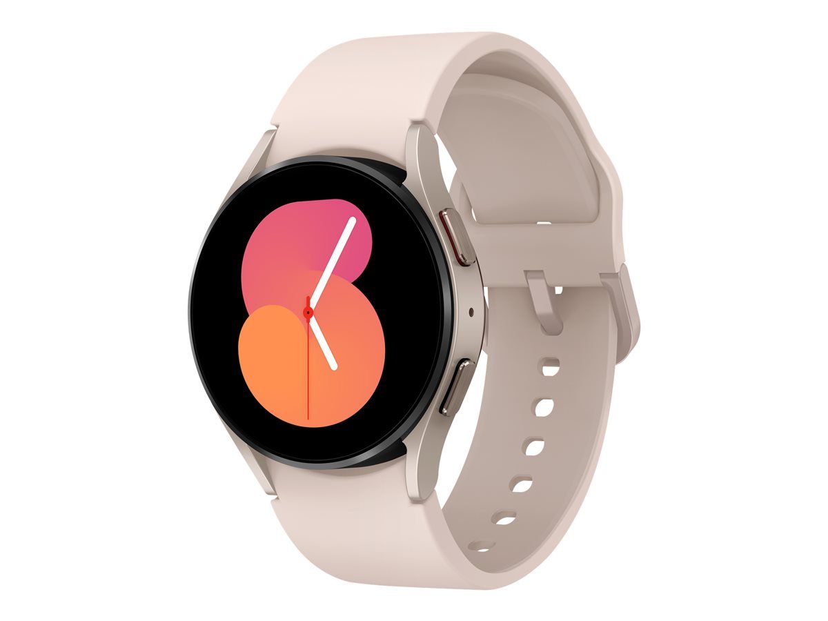 Samsung Galaxy Watch 5 - 40mm - Rose Gold - Smartwatch with Sport Band - 1.2" Display - 16GB - NFC, Wi-Fi, Bluetooth - 28.7g