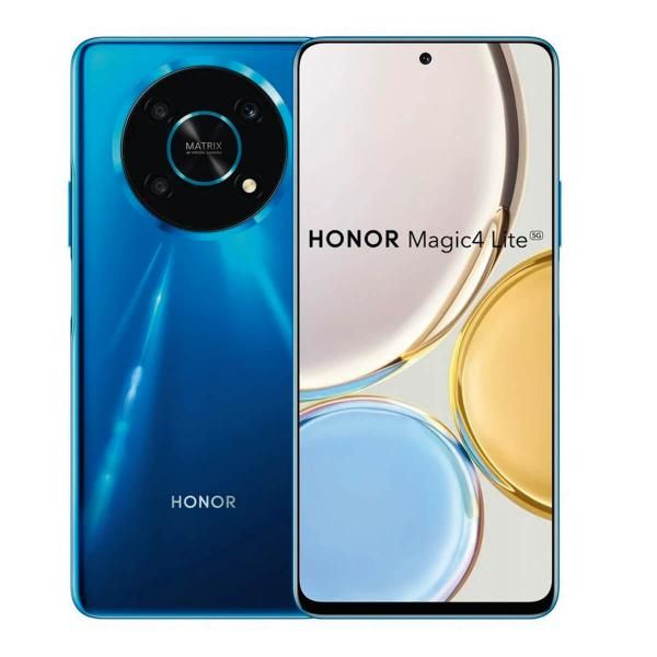 Honor Magic4 Lite 5G - 6.81" Full Screen, 6GB RAM, 128GB Storage, 4800mAh Battery, Blue