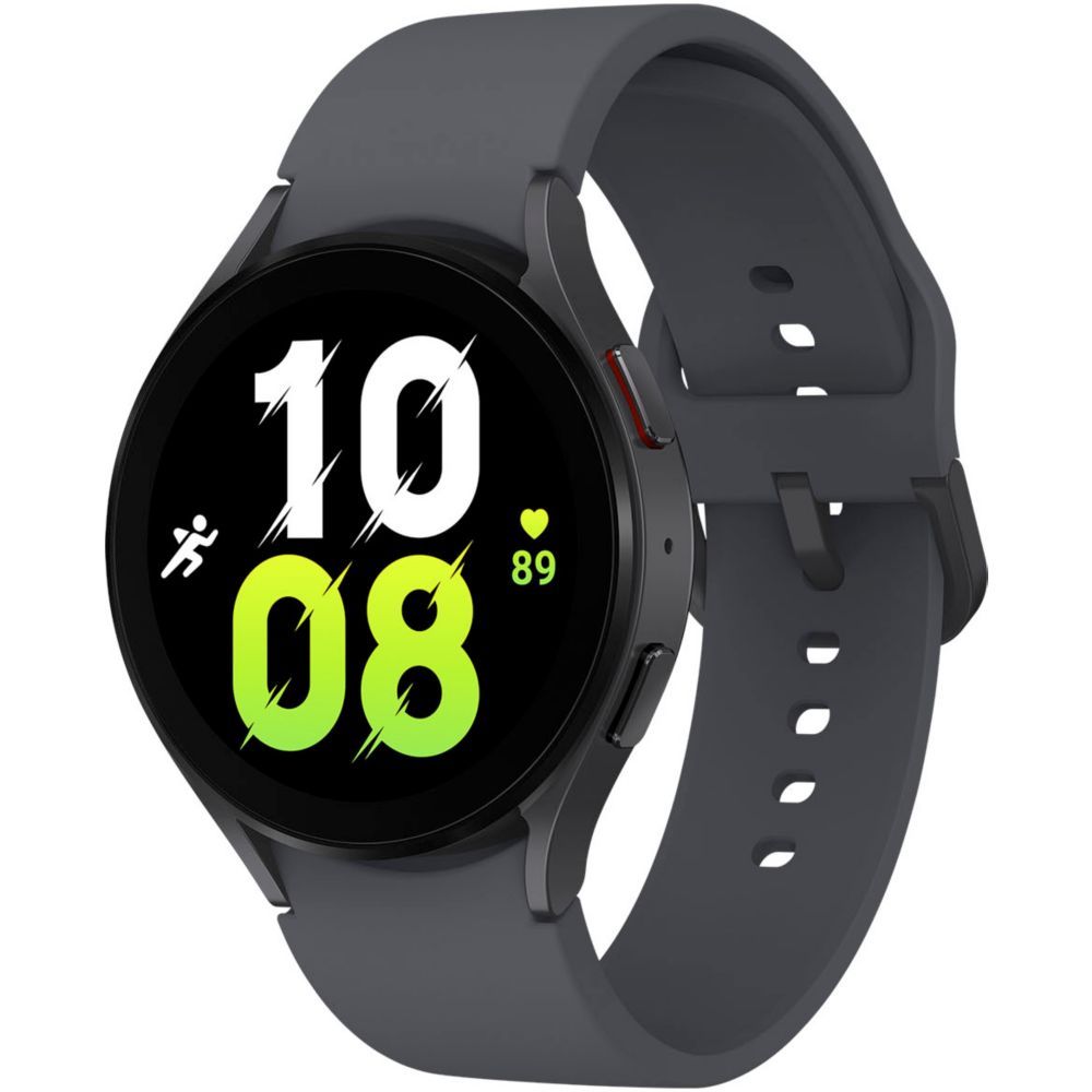 Samsung Galaxy Watch 5 - 44mm - Graphite - Smartwatch with Sport Strap - 1.4" Display - 16GB - LTE, NFC, Wi-Fi, Bluetooth - 4G - 33.5g
