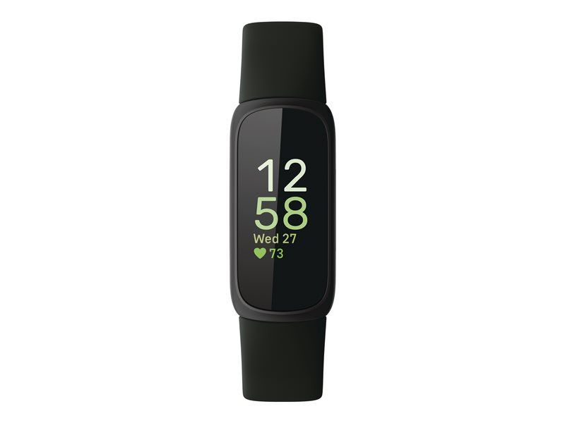 Fitbit Inspire 3 - Black - Activity Tracker Wristband - Silicone - Midnight Zen - Size: Up to 221mm - Bluetooth