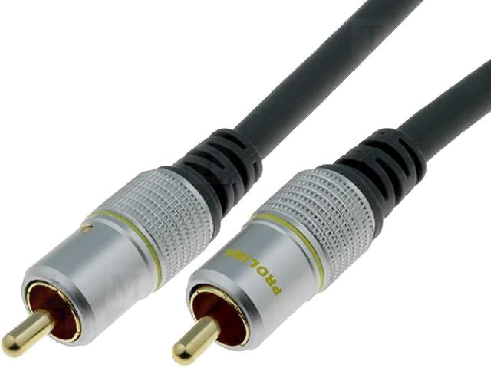 ADNAuto 3m Gold-Plated RCA Cable (Black)