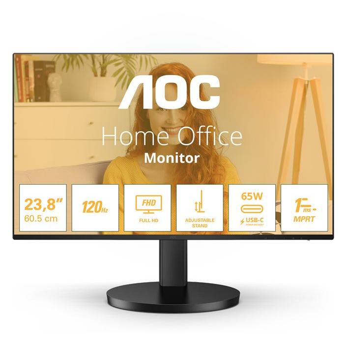 AOC Basic-line 24B3CF2 - 24" LED Monitor - Full HD 1080p, 100Hz, IPS, 1ms Response Time