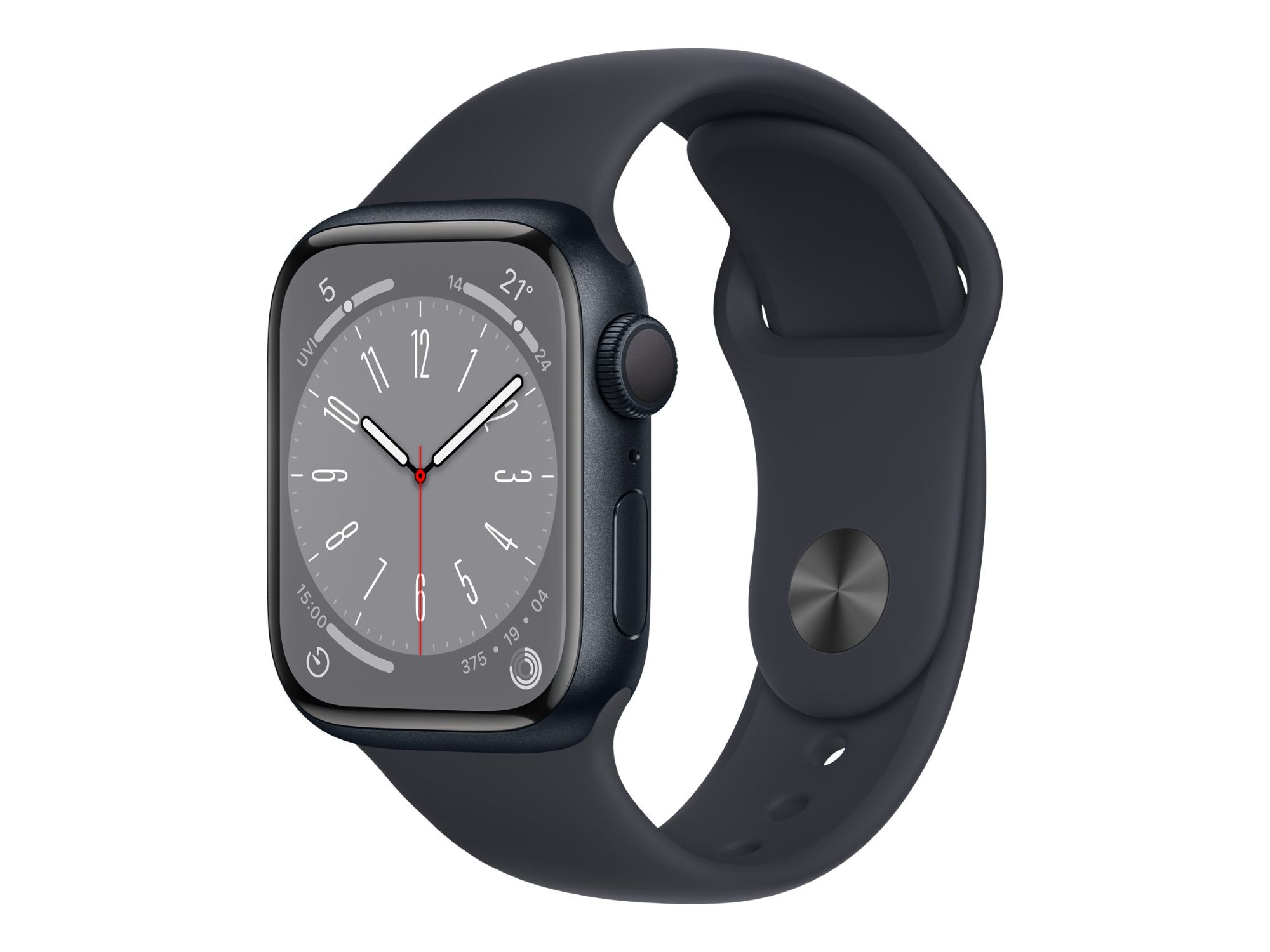 Apple Watch Series 8 (GPS) - 41mm Aluminium Case Midnight with Sport Band Midnight