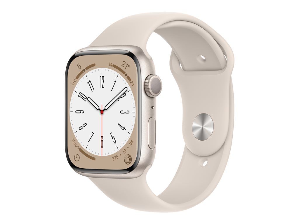 Apple Watch Serie 8 (GPS) - 45 mm - Caja de aluminio - Banda deportiva
