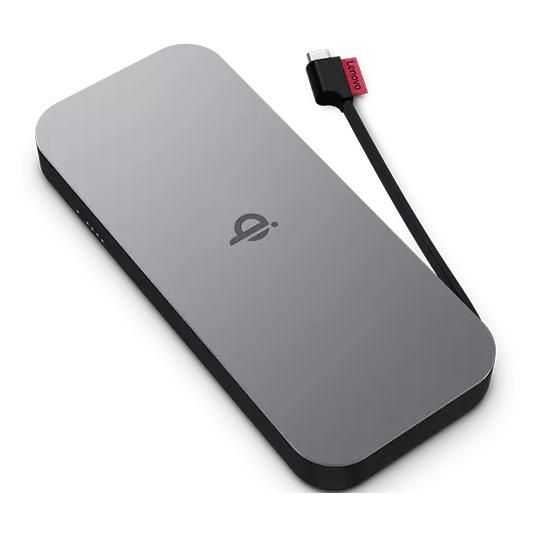Lenovo 40ALLG1WWW Wireless Electric Power Bank (Li-Ion) 10,000 mAh Black