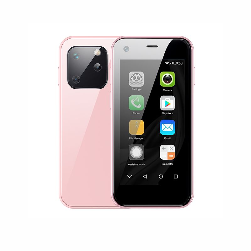 SOYES XS13 Mini Smartphone, 2.5 Inch, Android 6.0, Dual SIM, 8GB ROM, 3G, Rose