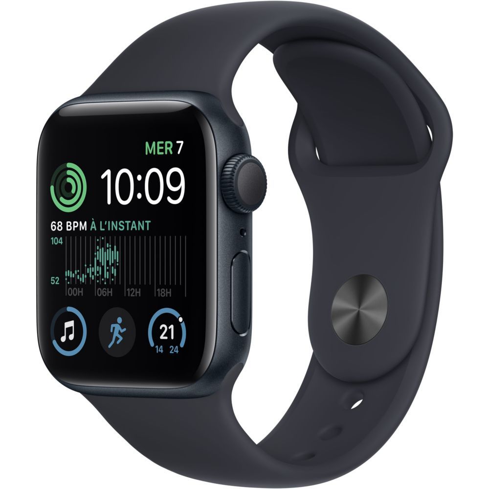 Apple Watch SE (2nd Generation) GPS - Midnight Aluminium 40mm Case with Midnight Sport Band
