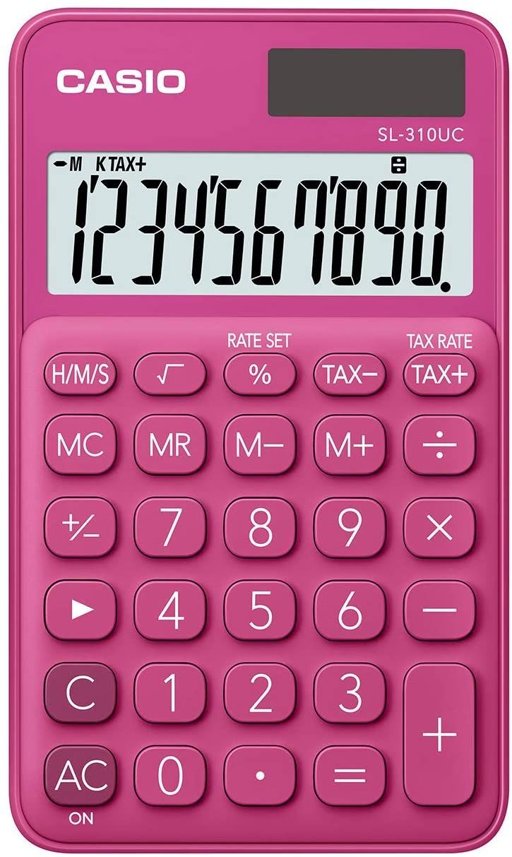 Casio SL-310UC Calculator, Red